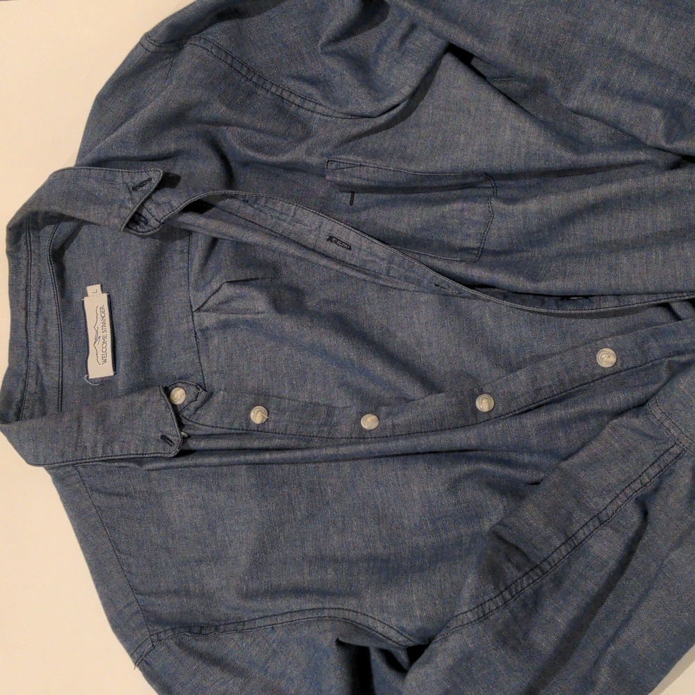 Men's Casual Button Up Long Sleeve